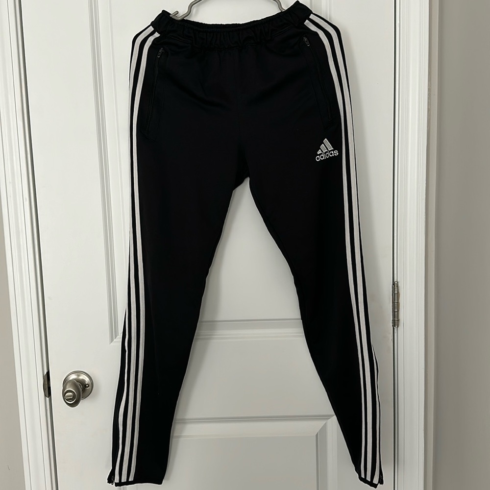 Adidas Boys' Tapered Trainer Climacool Pants Size Youth X-Large